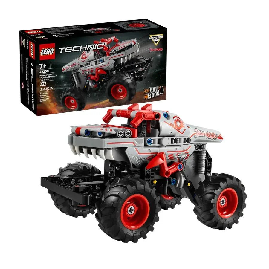 LEGO 42200 Monster Jam™ ThunderROARus™ Pull-Back Truck Building Toy Set Age- 10 Years & Above