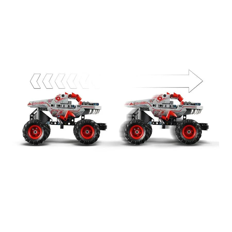 LEGO 42200 Monster Jam™ ThunderROARus™ Pull-Back Truck Building Toy Set Age- 10 Years & Above