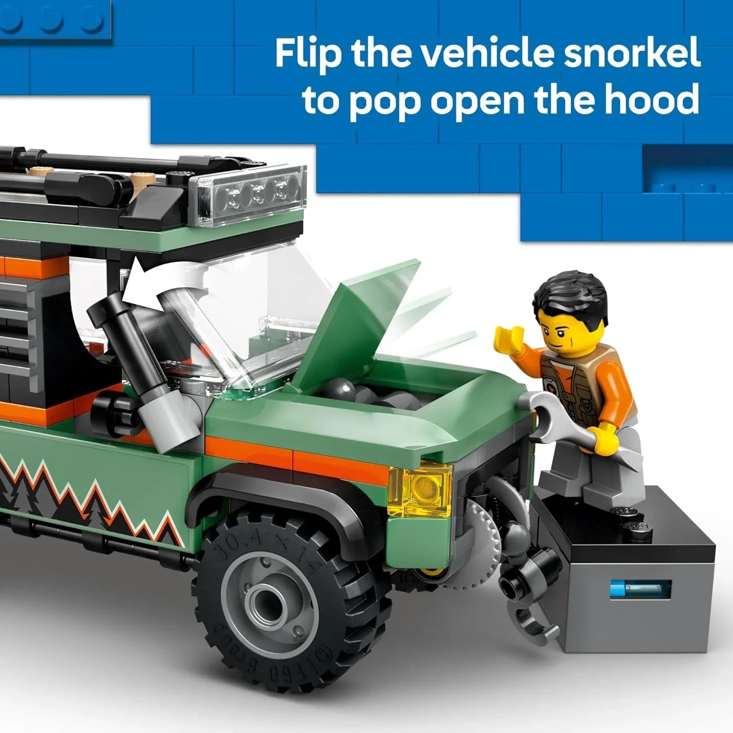 LEGO 60447 Off-Road 4x4 Mountain Truck Adventure Building Blocks Toys ...