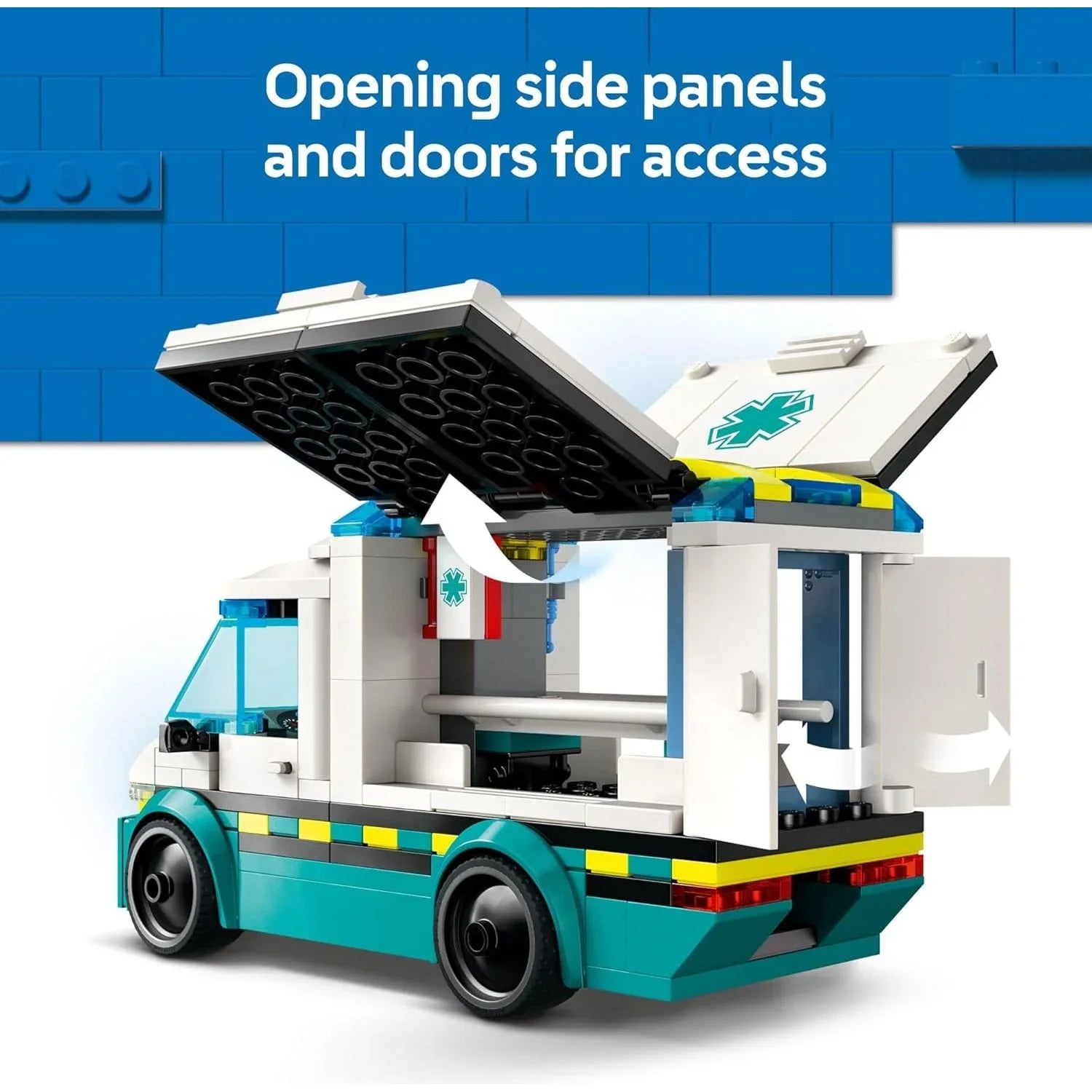 LEGO 60451 Emergency Ambulance Truck Building Set Age- 5 Years & Above