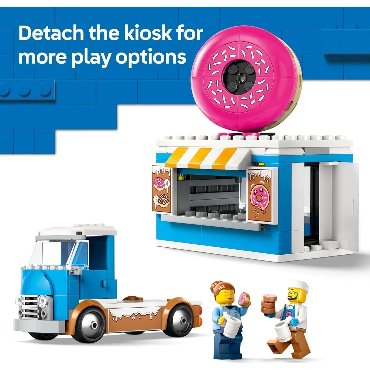 LEGO 60452 Donut Truck Building Blocks Toys Age- 5 Years & Above