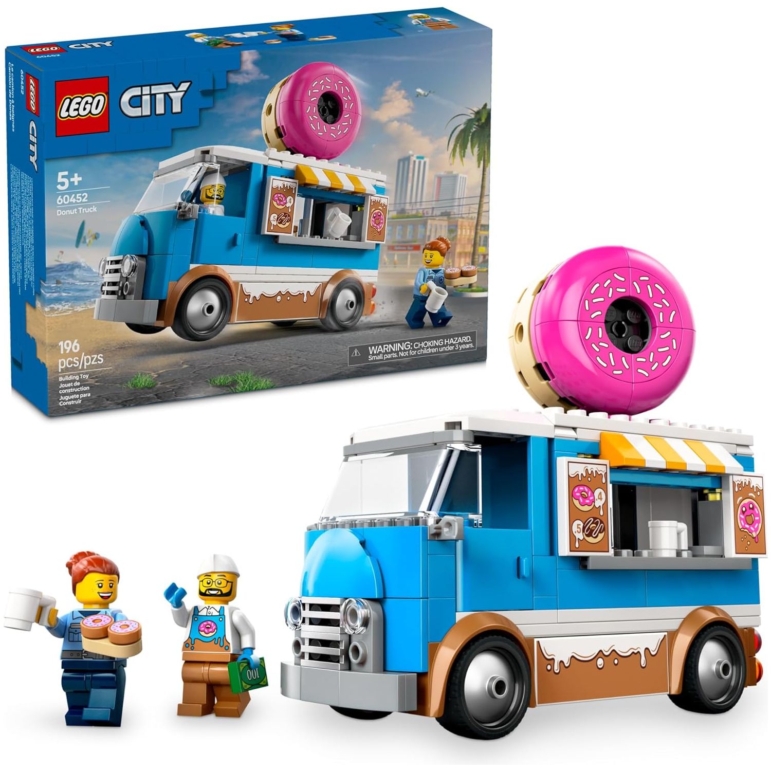 LEGO 60452 Donut Truck Building Blocks Toys Age- Years Above