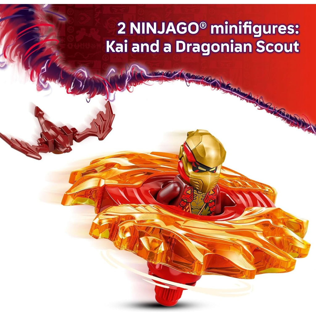 LEGO 71823 Kai's Dragon Spinjitzu Spinner Building Blocks Toys Age- 6 Years & Above