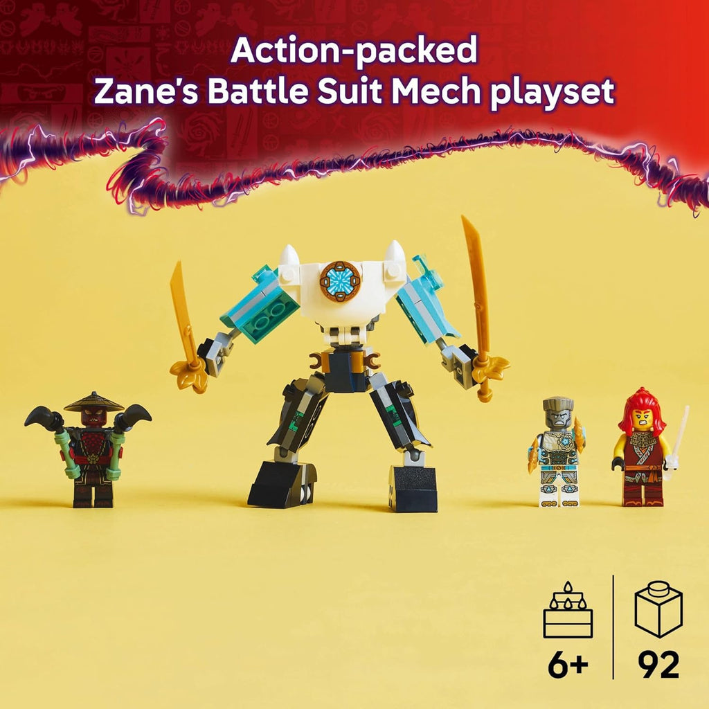 LEGO 71827 Zane's Battle Suit Mech Building Playset Age- 6 Years & Above