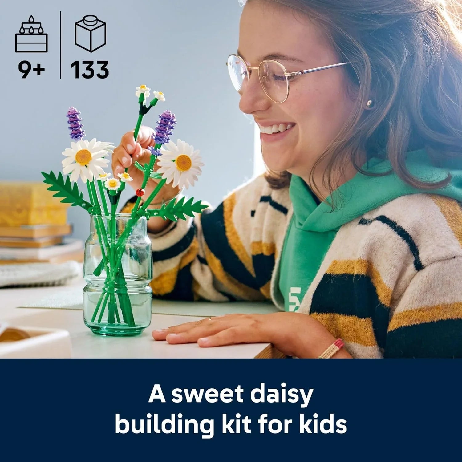 Lego Botanicals Daisies 11508 Age- 9 Years and Above