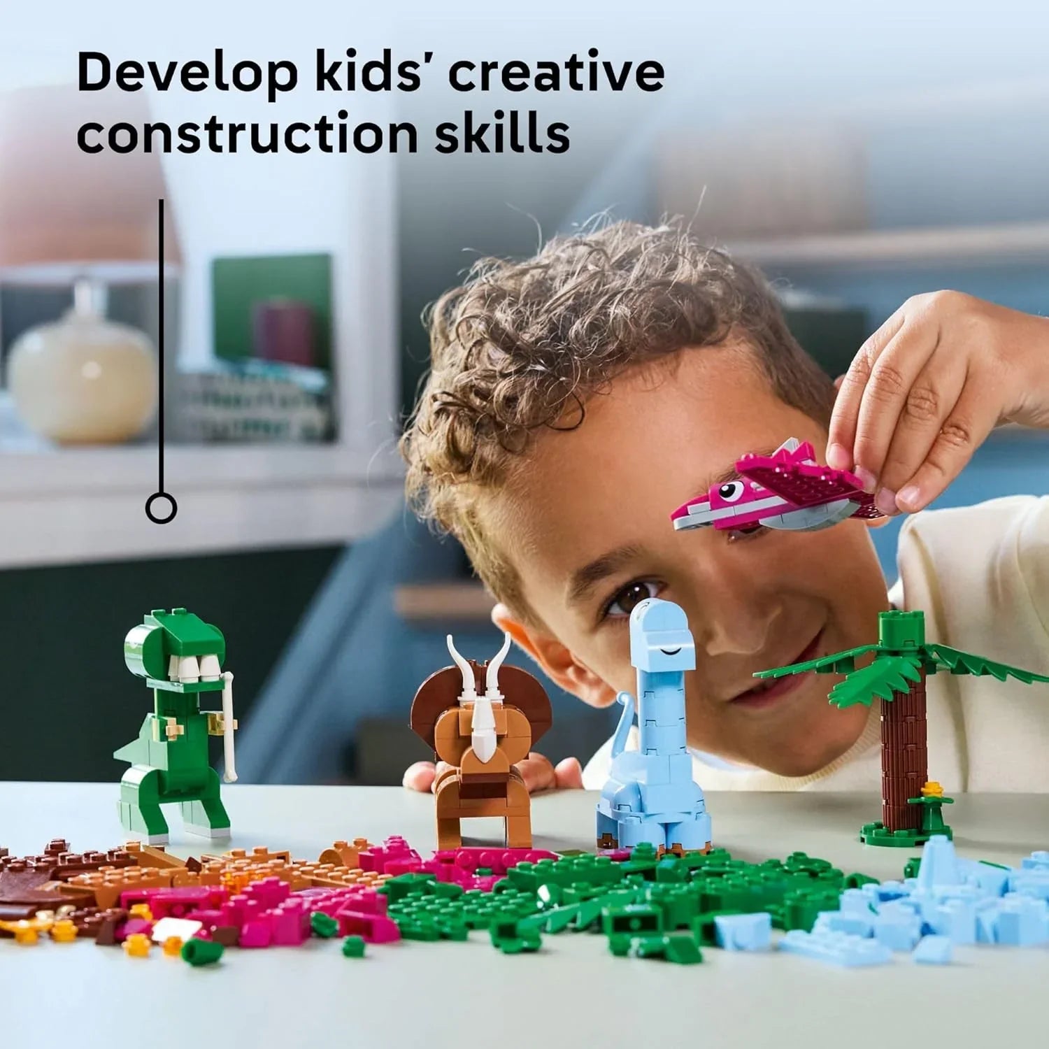LEGO Classic Creative Dinosaurs Building Toy Playset 11041 Age- 4 Years & Above
