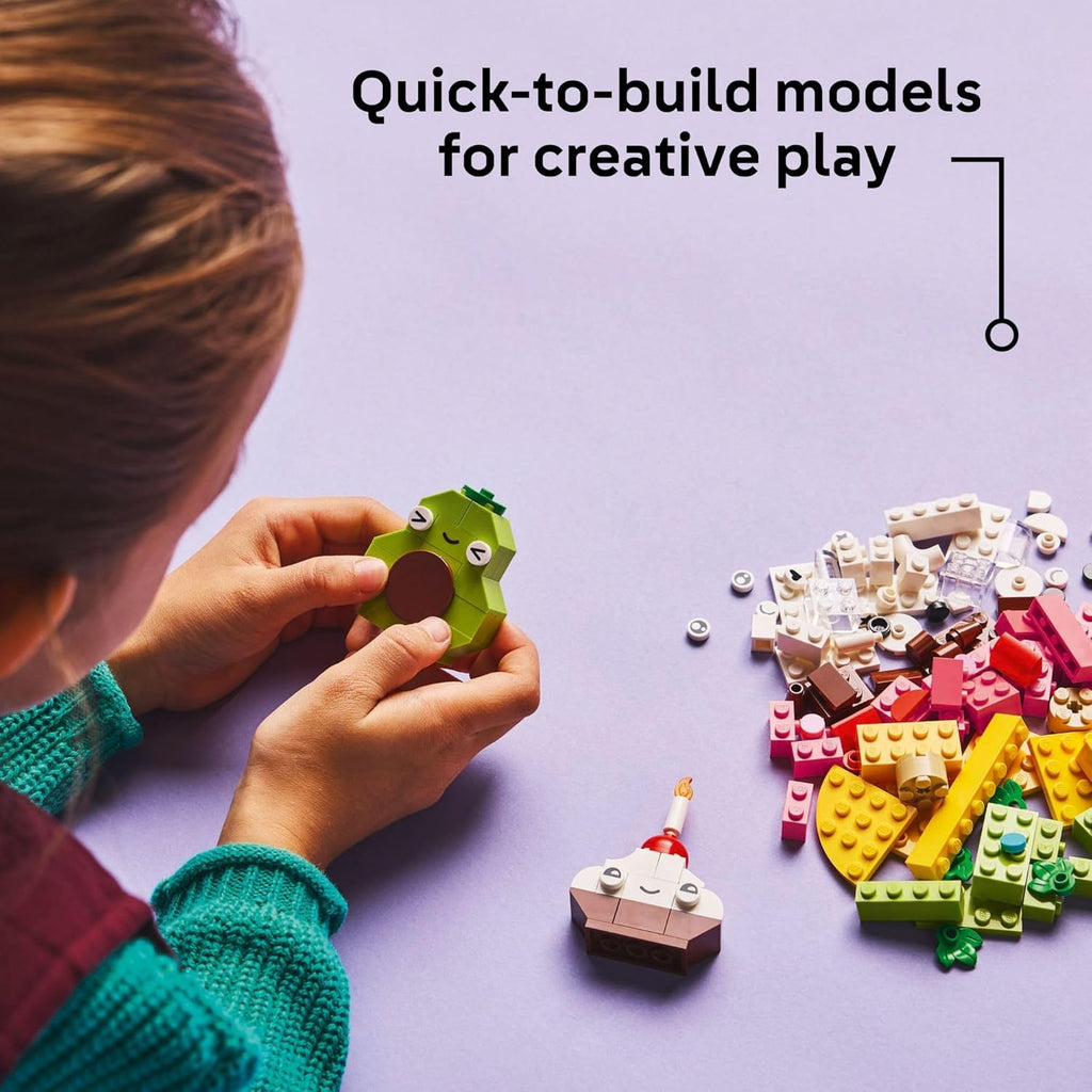 LEGO Classic Creative Food Friends Imaginative Pretend-Play Building Blocks Toy 11039 Age- 4 Years & Above