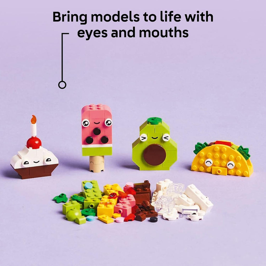 LEGO Classic Creative Food Friends Imaginative Pretend-Play Building Blocks Toy 11039 Age- 4 Years & Above