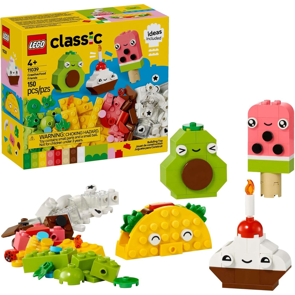 LEGO Classic Creative Food Friends Imaginative Pretend-Play Building Blocks Toy 11039 Age- 4 Years & Above