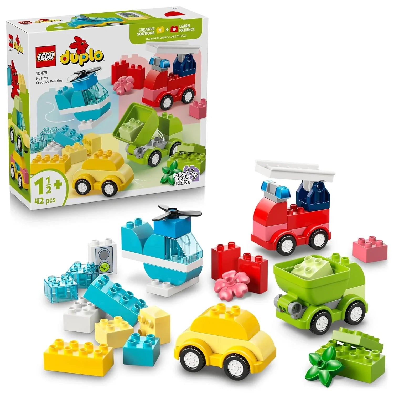 Lego DUPLO My First Creative Vehicles 10474 Age- 18 Months and Above