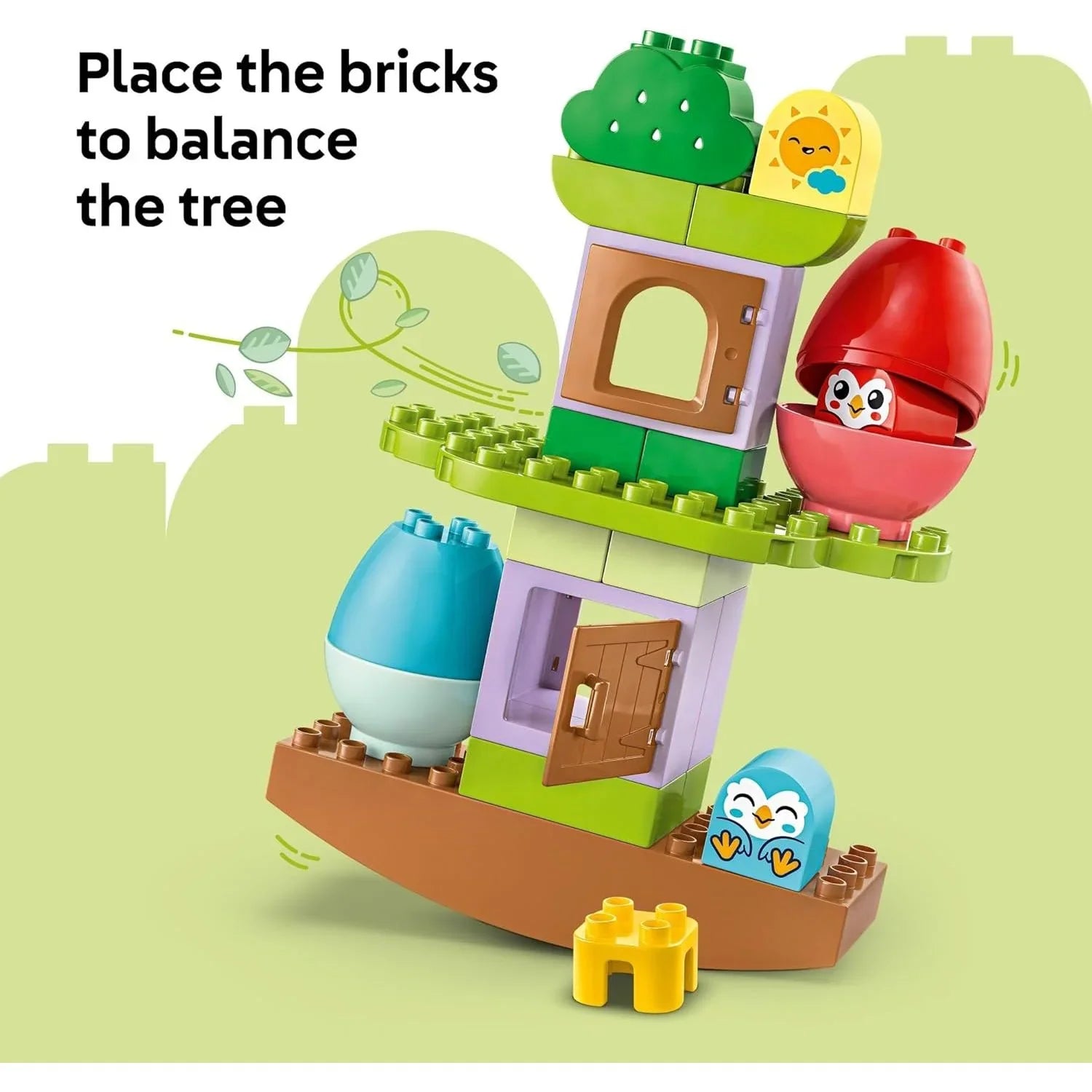 LEGO Duplo Balancing & Stacking Tree Building Set 10440 Age- 3 Years & Above