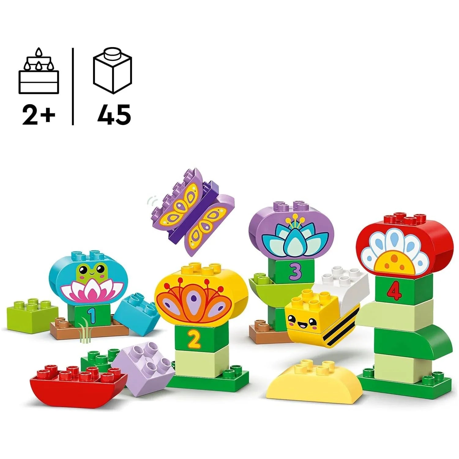 LEGO Duplo Creative Garden & Flowers Building Set 10444 Age- 2 Years & Above