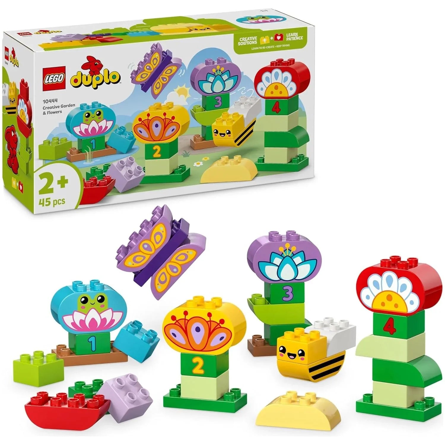 LEGO Duplo Creative Garden & Flowers Building Set 10444 Age- 2 Years & Above