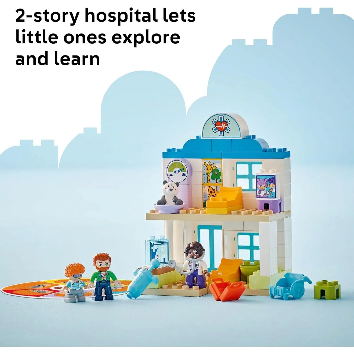 LEGO Duplo First Time Visit with the Doctor Building Toy Playset (65 Pieces) Age- 2 Years & Above
