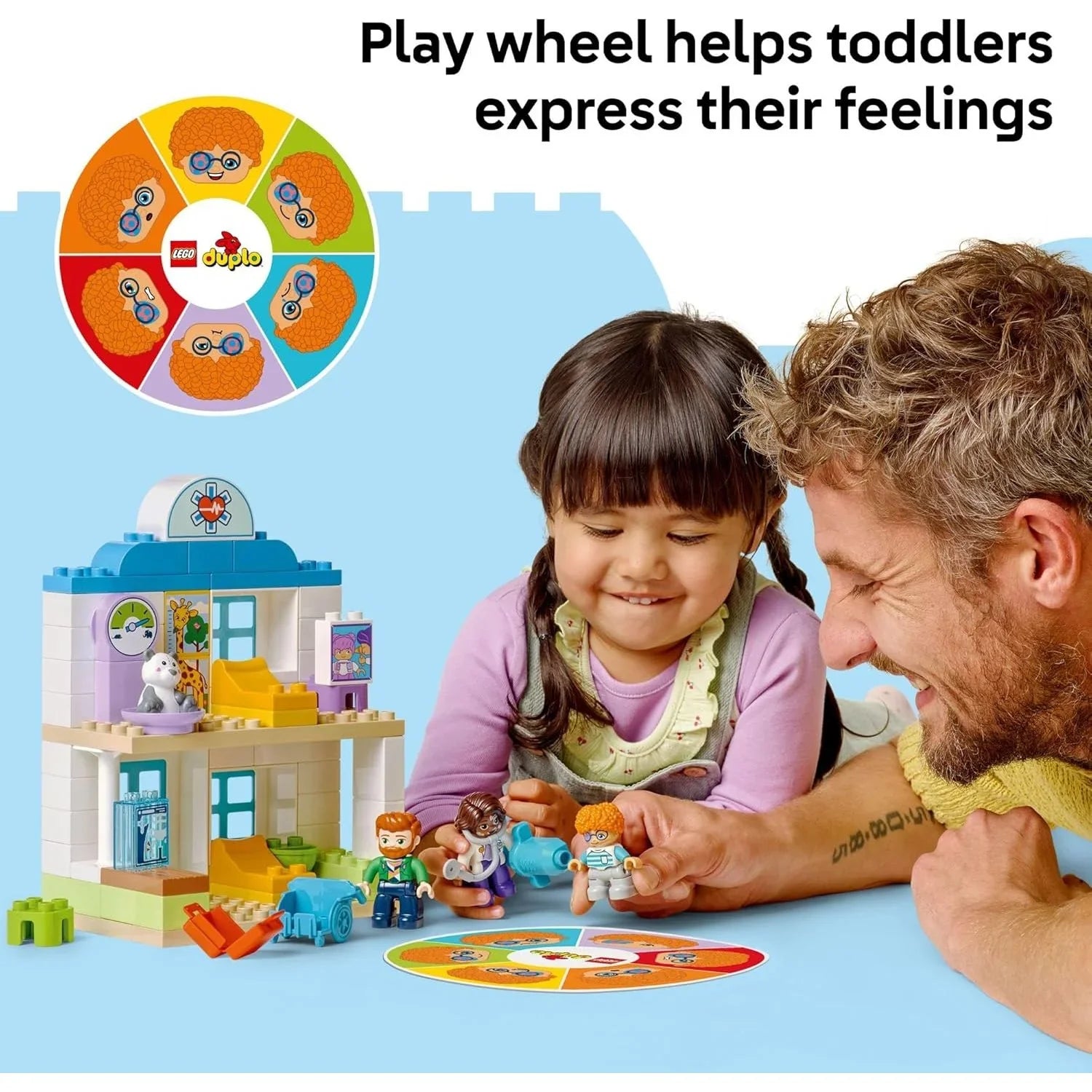 LEGO Duplo First Time Visit with the Doctor Building Toy Playset (65 Pieces) Age- 2 Years & Above