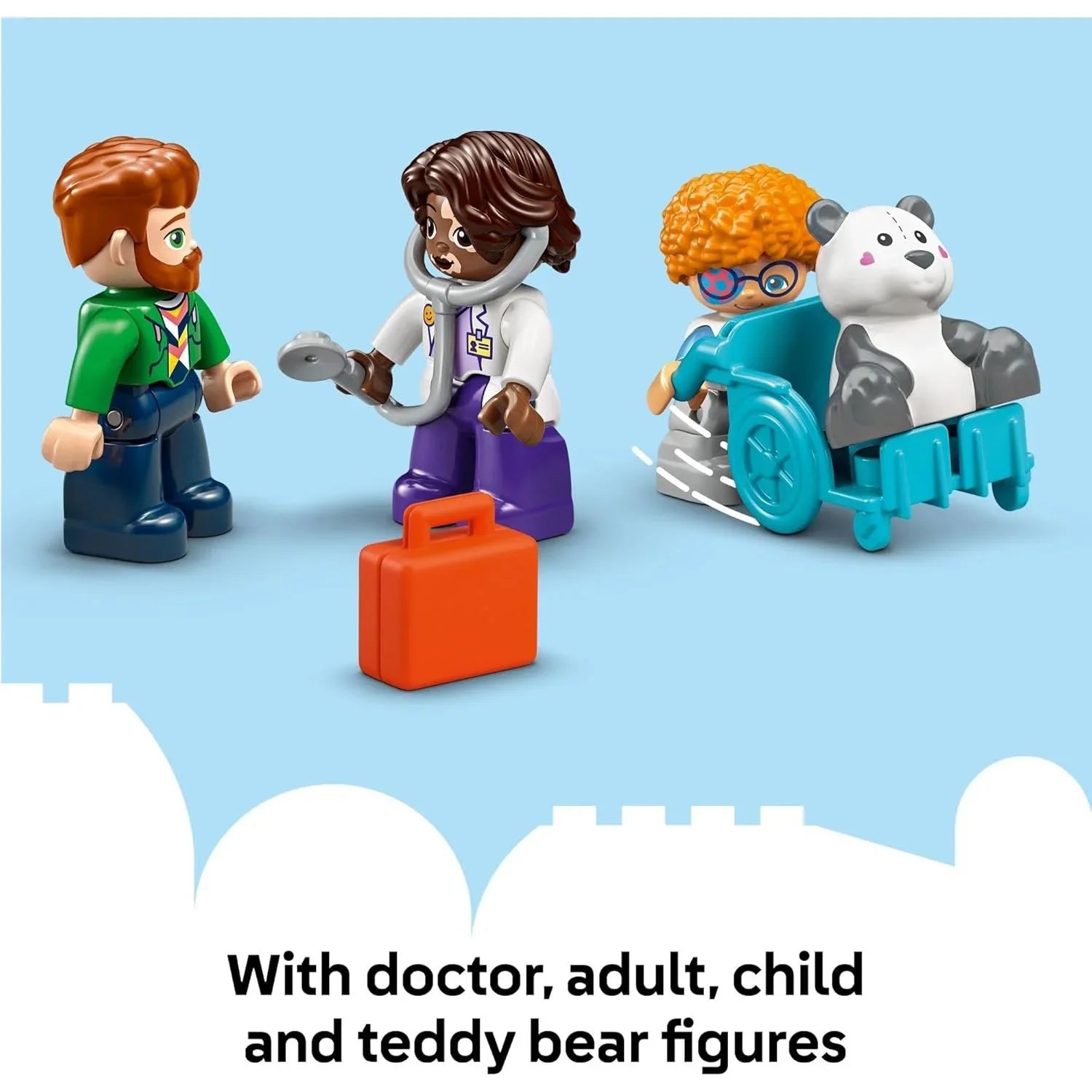 LEGO Duplo First Time Visit with the Doctor Building Toy Playset (65 Pieces) Age- 2 Years & Above