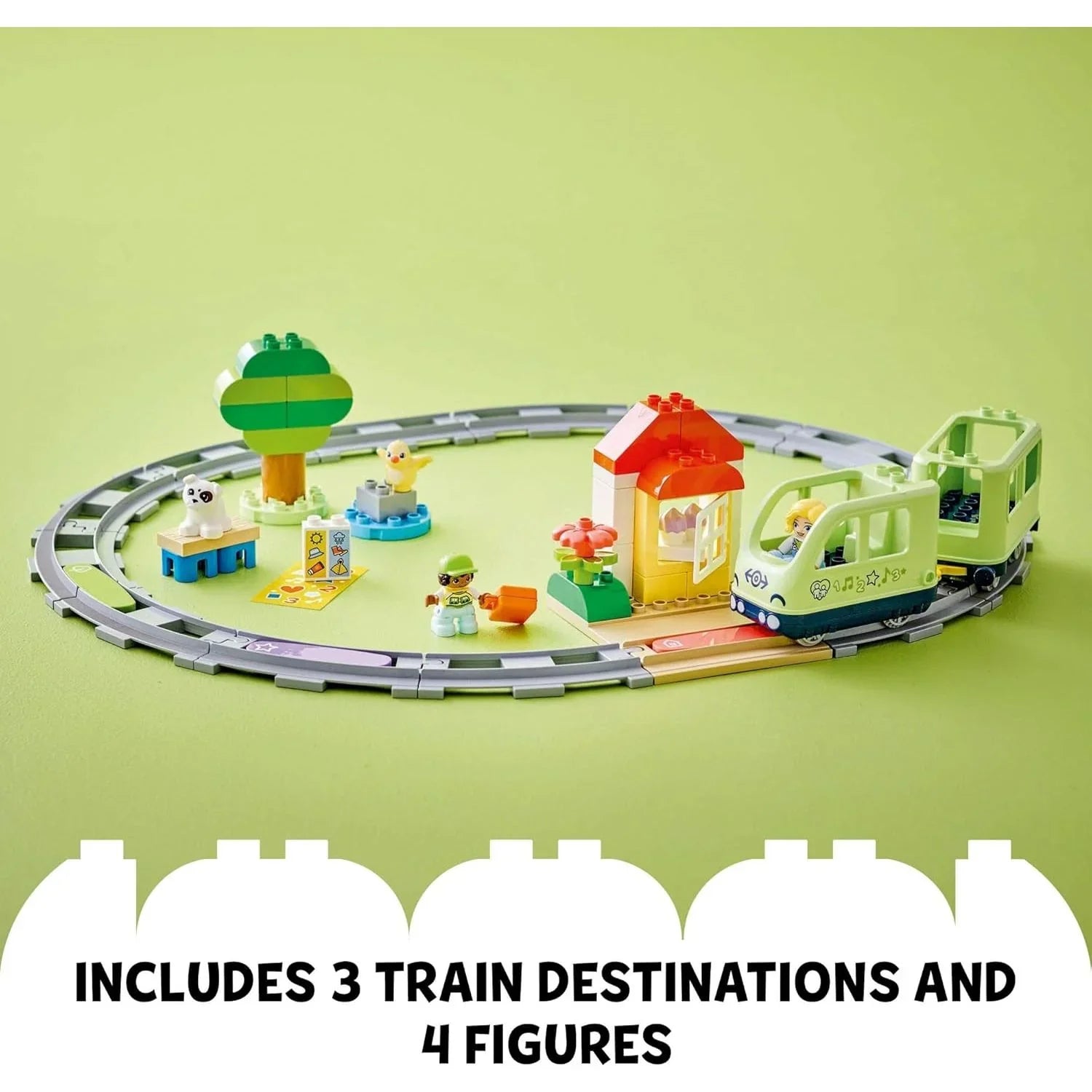 LEGO Duplo Interactive Adventure Train Kids Building Set 10427 Age- 2 Years & Above