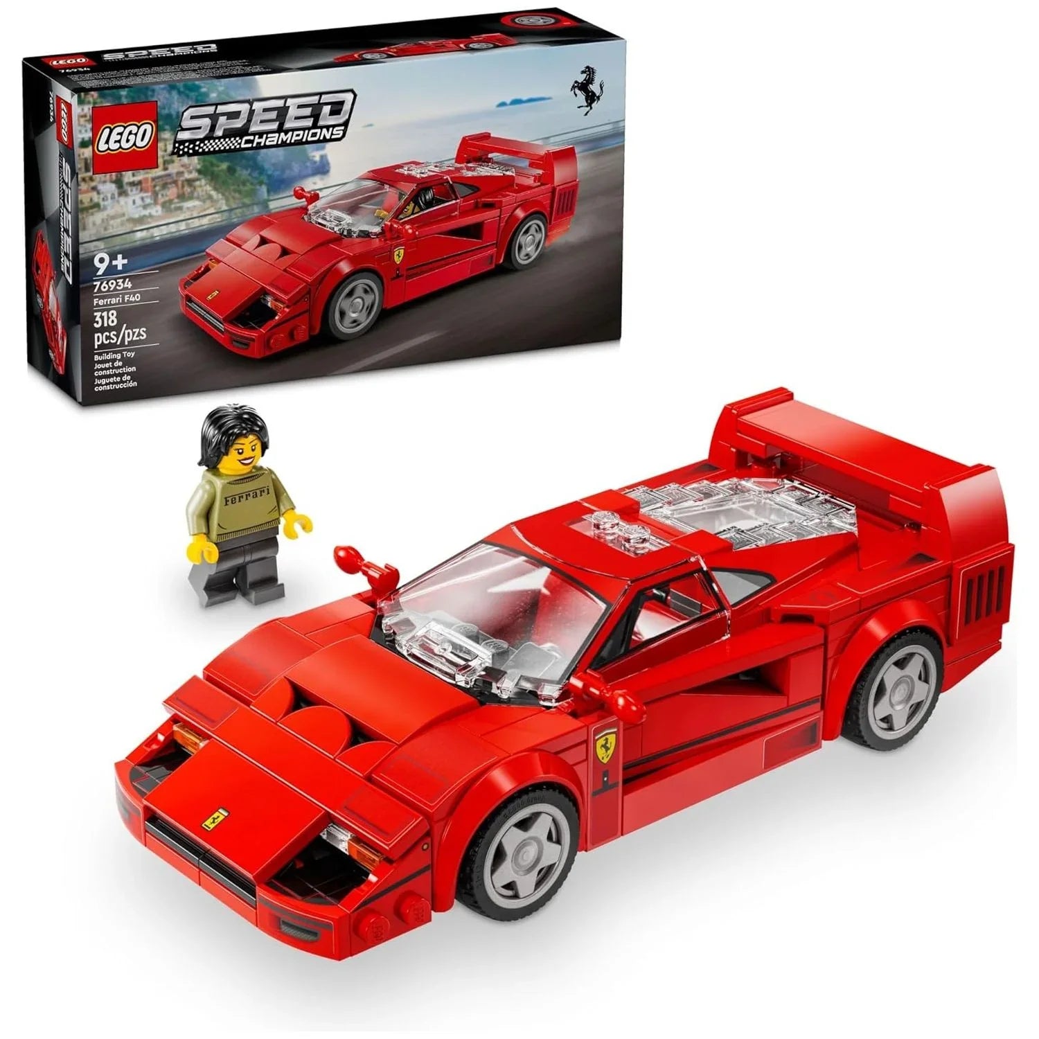 LEGO Ferrari F40 Supercar Building Playset Age- 10 Years & Above