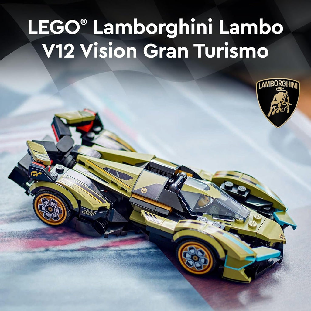 LEGO Lamborghini Lambo V12 Vision Gt Super Car Building Playset Age- 6 Years & Above