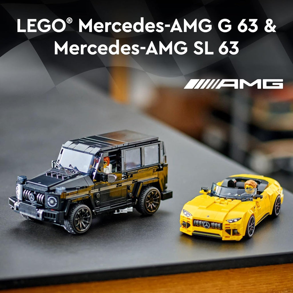 LEGO Mercedes-Amg G 63 & Mercedes-Amg Sl 63 Building Playset Age- 6 Years & Above