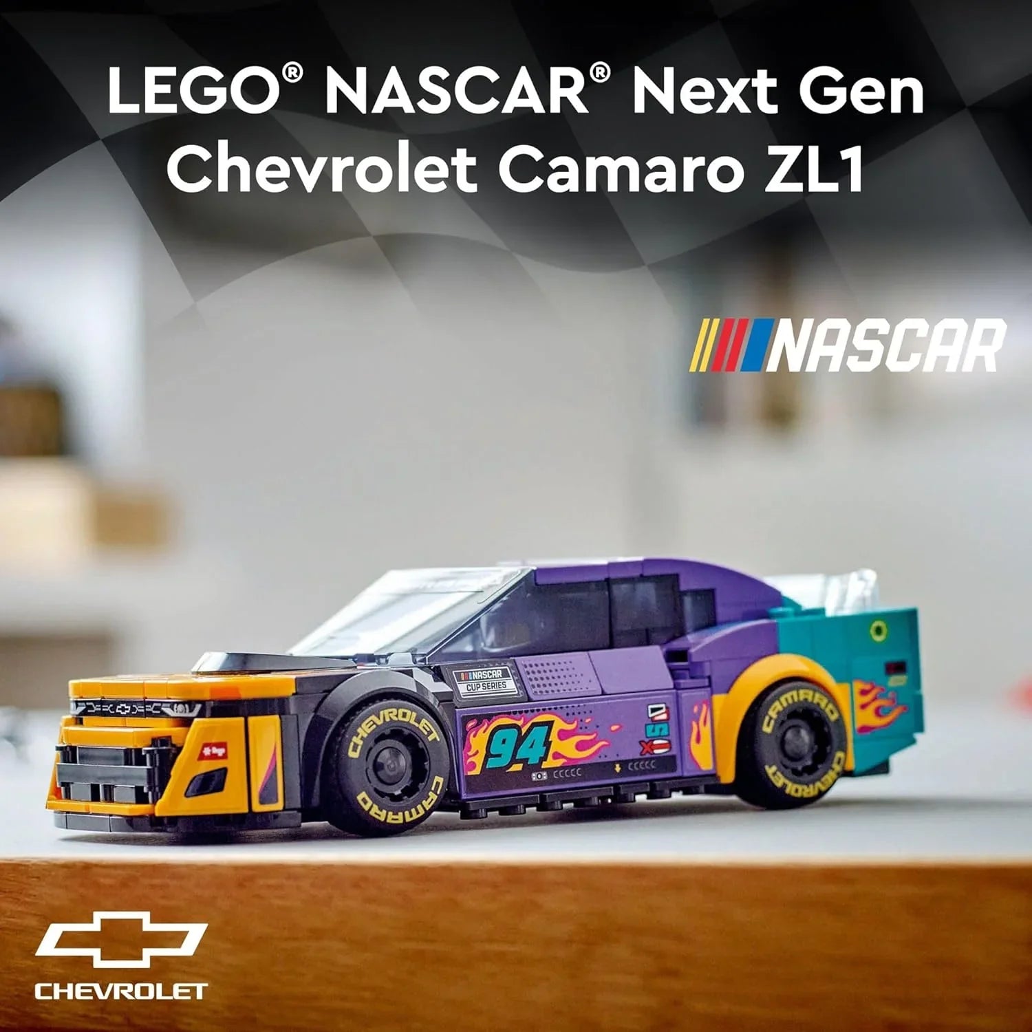 LEGO Nascar® Next Gen Chevrolet Camaro Zl1 Building Playset Age- 9 Years & Above