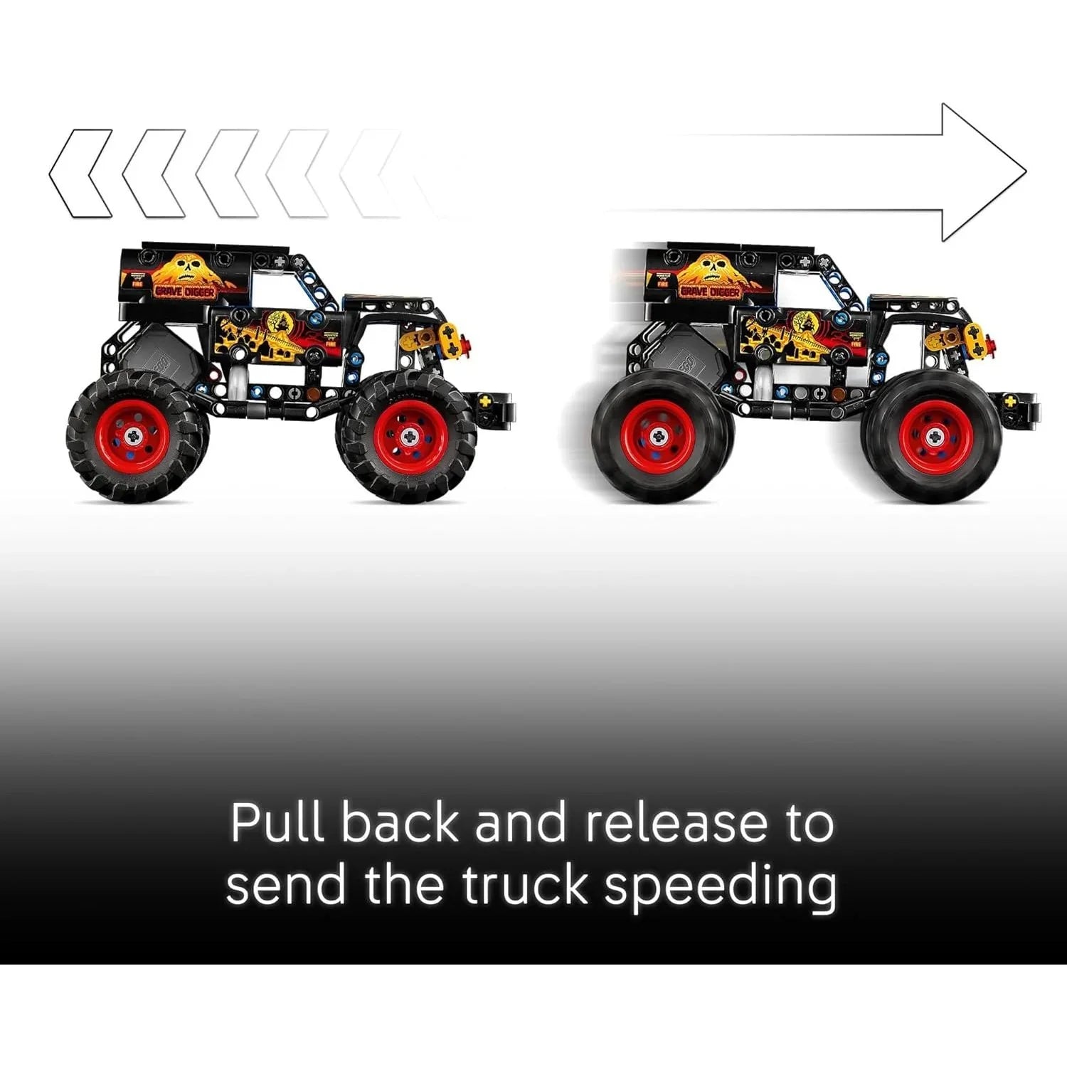 Lego Technic Monster Jam Grave Digger Fire and Ice 42219 Age- 7 Years and Above