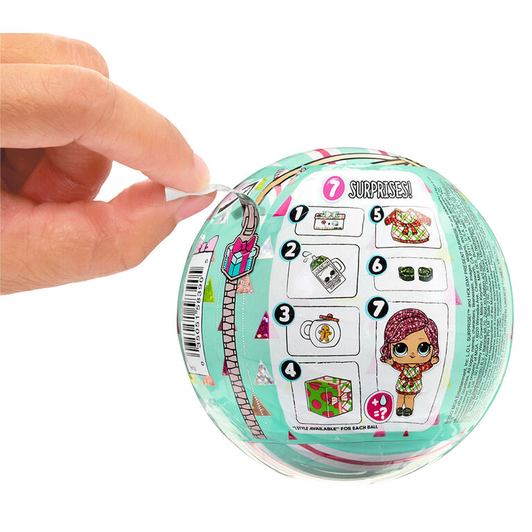 LOL Surprise Holiday Present Surprise (Series 3) limited edition Doll Blue Ball Age- 3 Years & Above