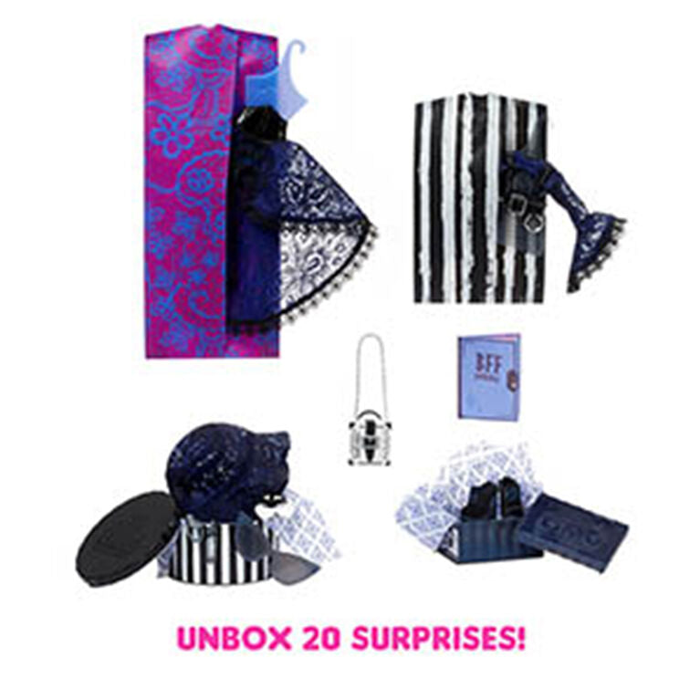LOL Surprise OMG Moonlight B.B. Dress Up Doll Set with 20 Surprises Multicolor Age- 3 Years & Above