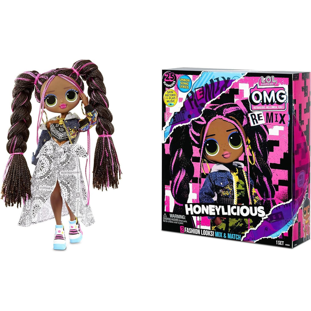 LOL Surprise OMG Remix Honeylicious Music Fashion Doll Multicolor Age- 3 Years & Above