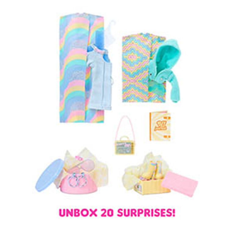 LOL Surprise OMG Sunshine Gurl Fashion Doll - Dress Up Doll Set with 20 Surprises Multicolor Age- 3 Years & Above