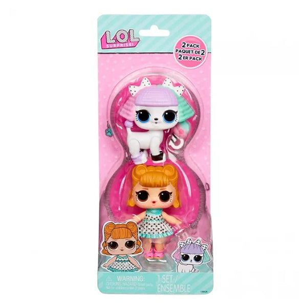 LOL Surprise OPP Tot Pet 2pk Assorted 987802/826 Age- 3 Years & Above