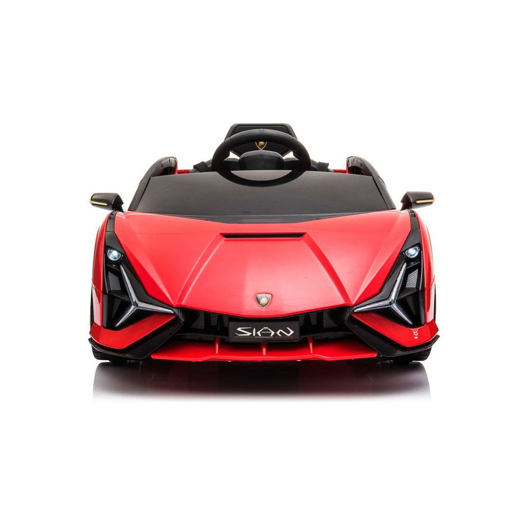 Lamborghini SIAN 12V Electric Car Ride On Toy Red Age- 3 Years & Above