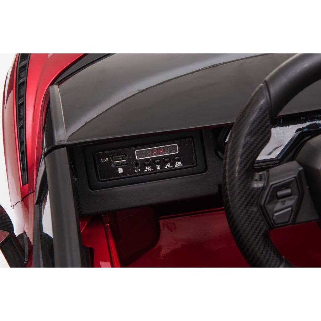 Lamborghini SIAN 12V Electric Car Ride On Toy Red Age- 3 Years & Above