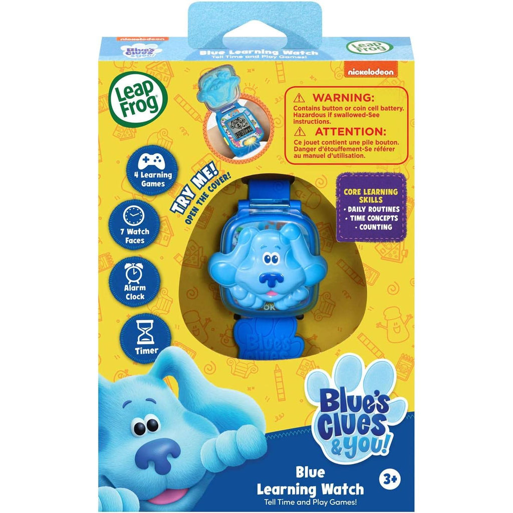 LeapFrog Blue's Clues And You Learning Watch Blue 80-611703 AGe- 3 Years & Above