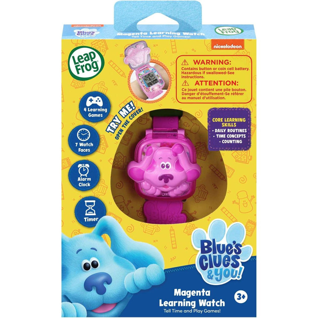 LeapFrog Blue's Clues And You Learning Watch Pink 80-611763 Age- 3 Years & Above