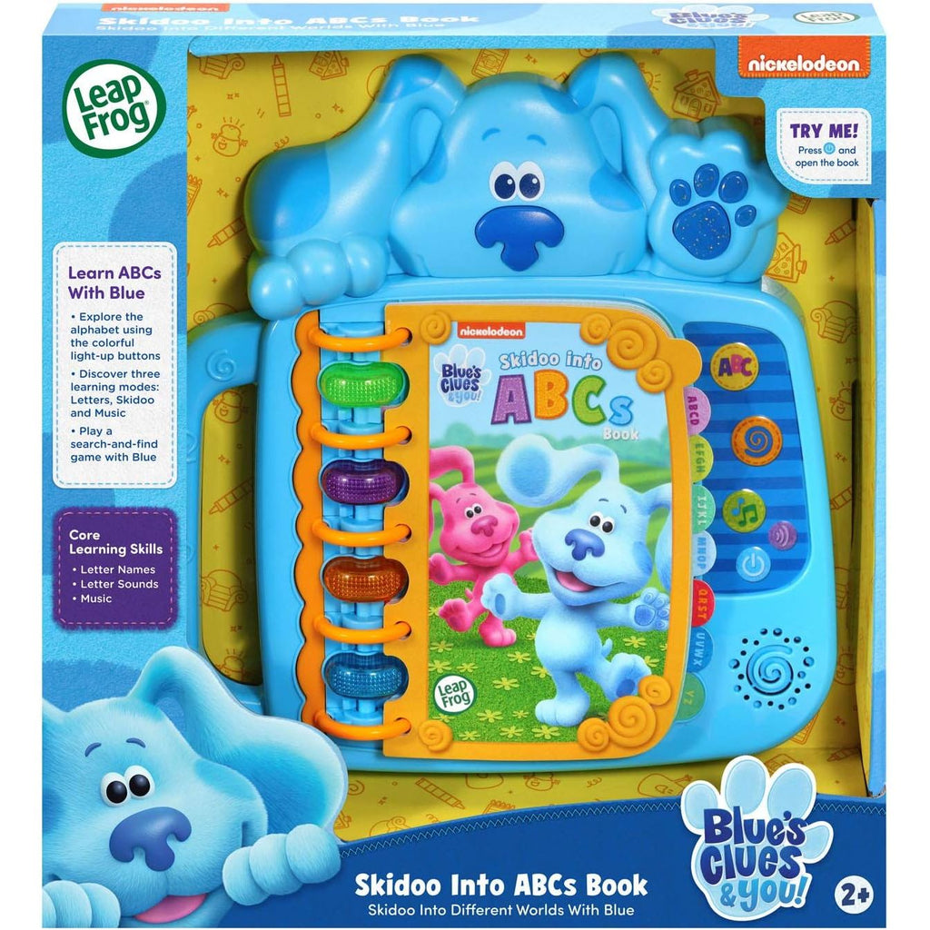 LeapFrog Blue's Clues and You! Skidoo Into ABCs Book Blue Age- 2 Years & Above