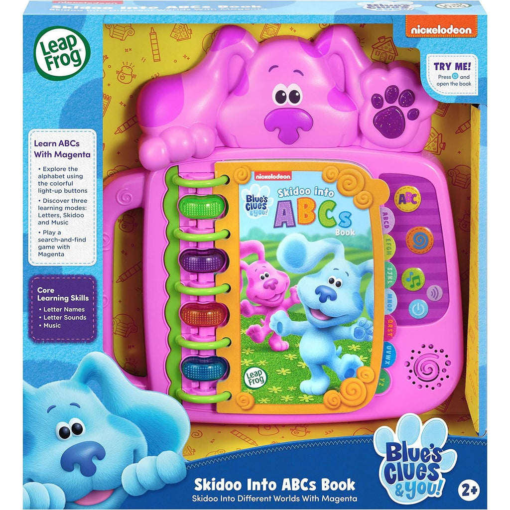 LeapFrog Blue's Clues and You! Skidoo Into ABCs Book Blue Age- 2 Years & Above