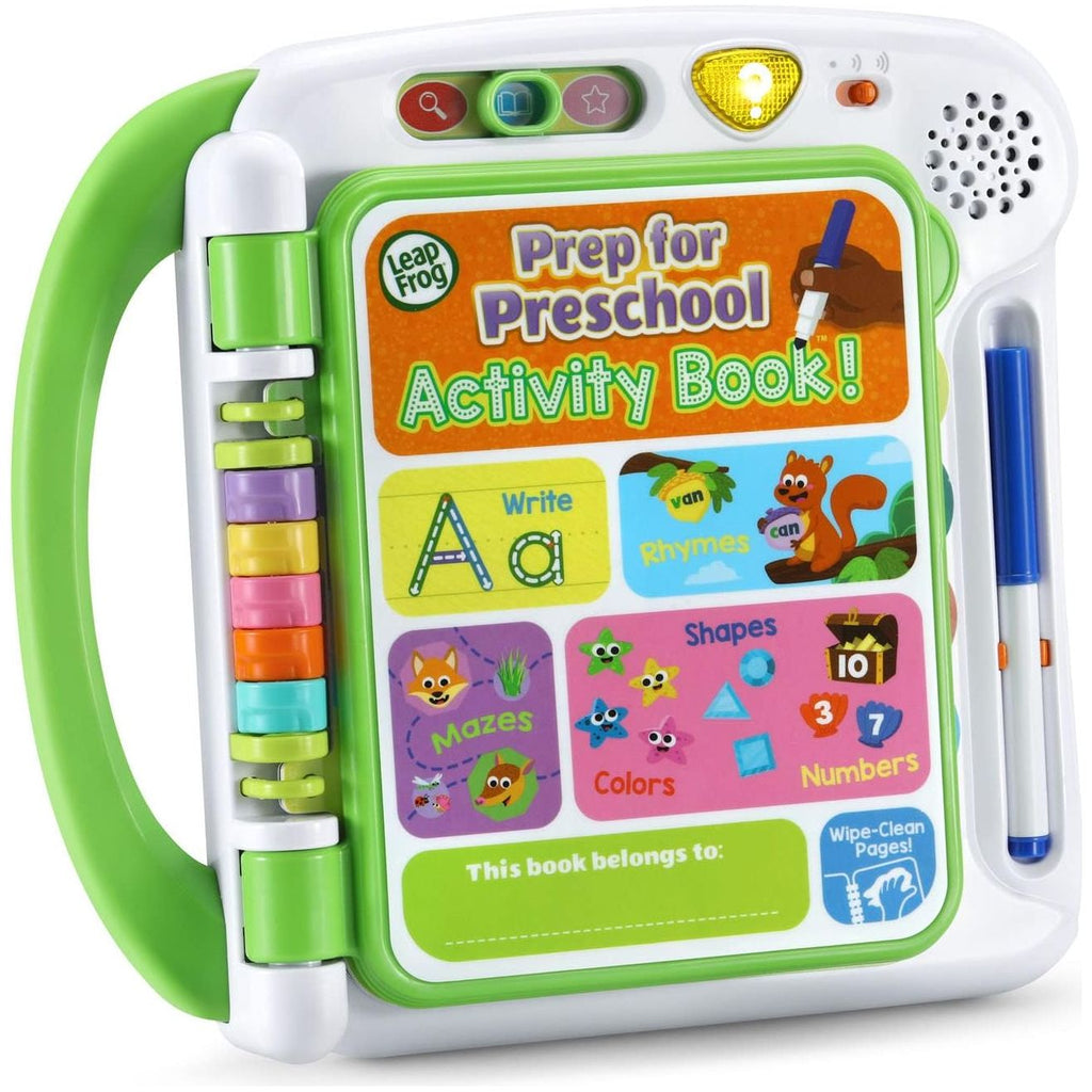 LeapFrog Prep For Preschool Activity Book 80-614903 White/Green Age- 12 Months & Above