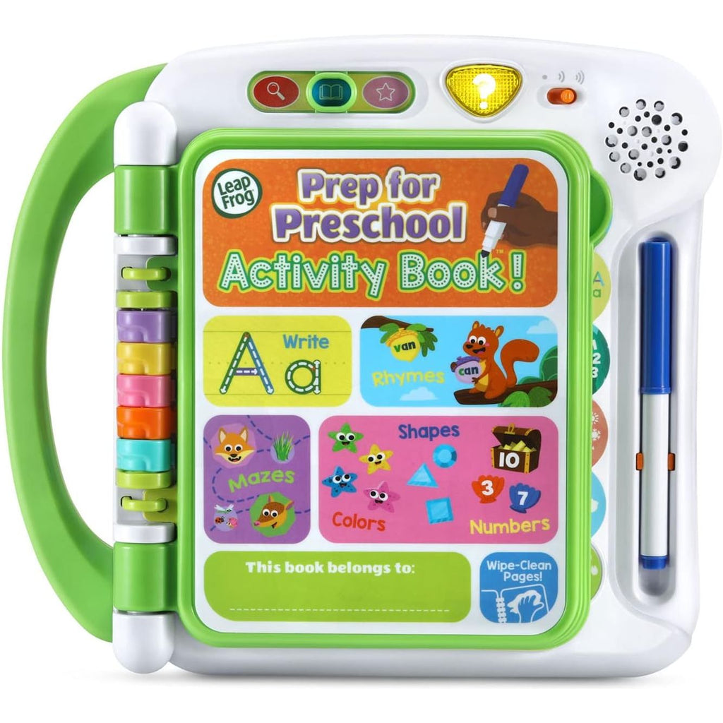LeapFrog Prep For Preschool Activity Book 80-614903 White/Green Age- 12 Months & Above