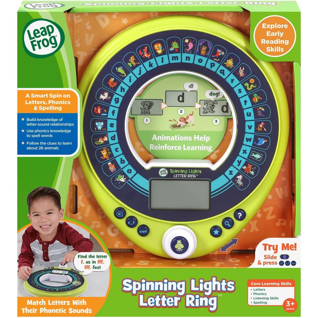 Leapfrog Spinning Lights Letter Ring Multicolor Age- 3 Years & Above