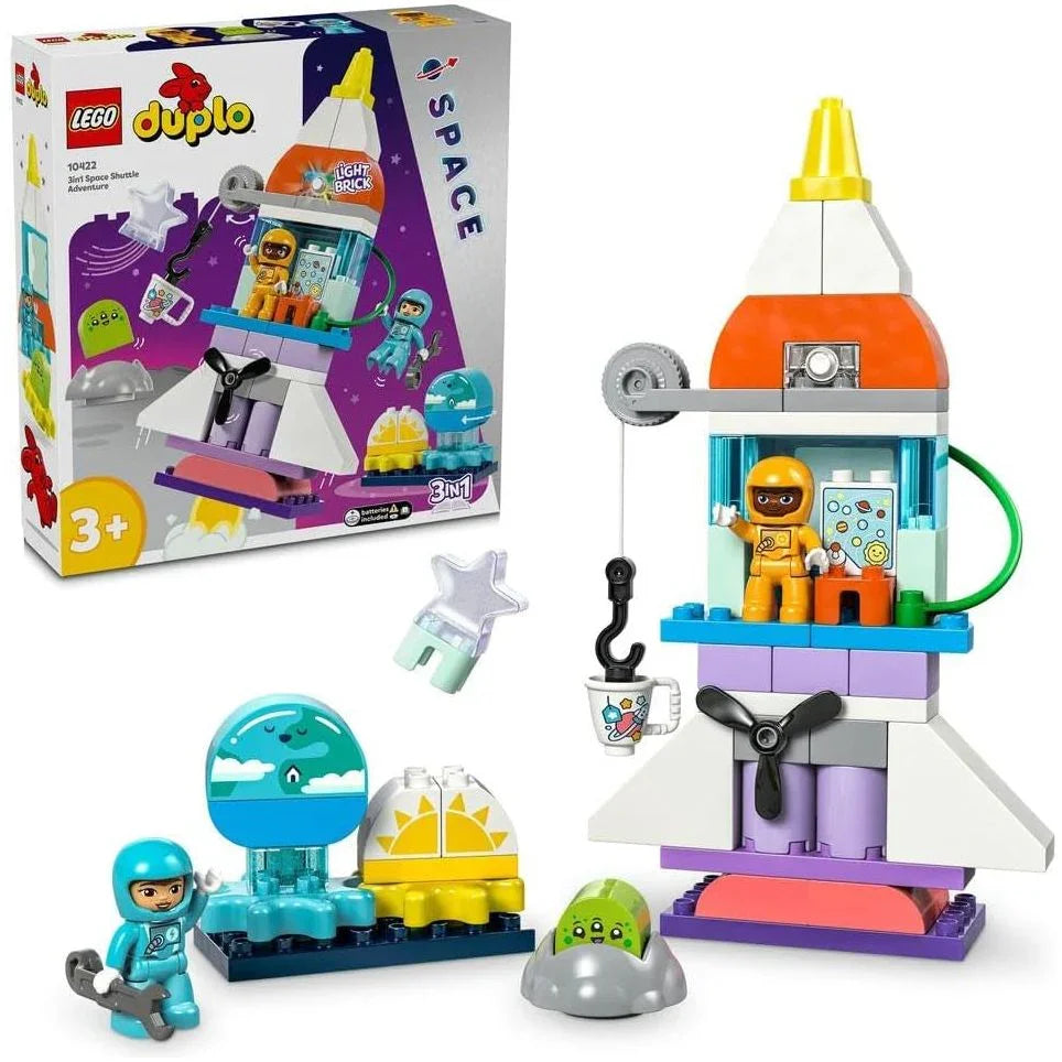 Lego 3 in 1 Space Shuttle Adventure Building Blocks Multicolor Age- 3 Years & Above