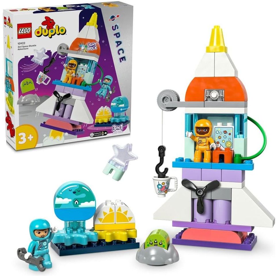Lego 3 in 1 Space Shuttle Adventure Building Blocks Multicolor Age- 3 Years & Above