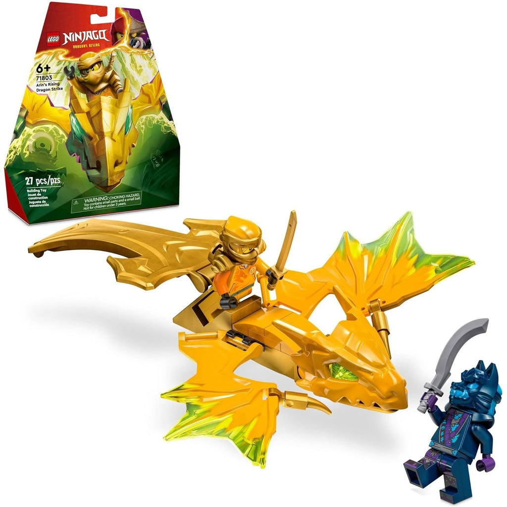 Lego Arin's Rising Dragon Strike Building Blocks Multicolor Age- 6 Years & Above