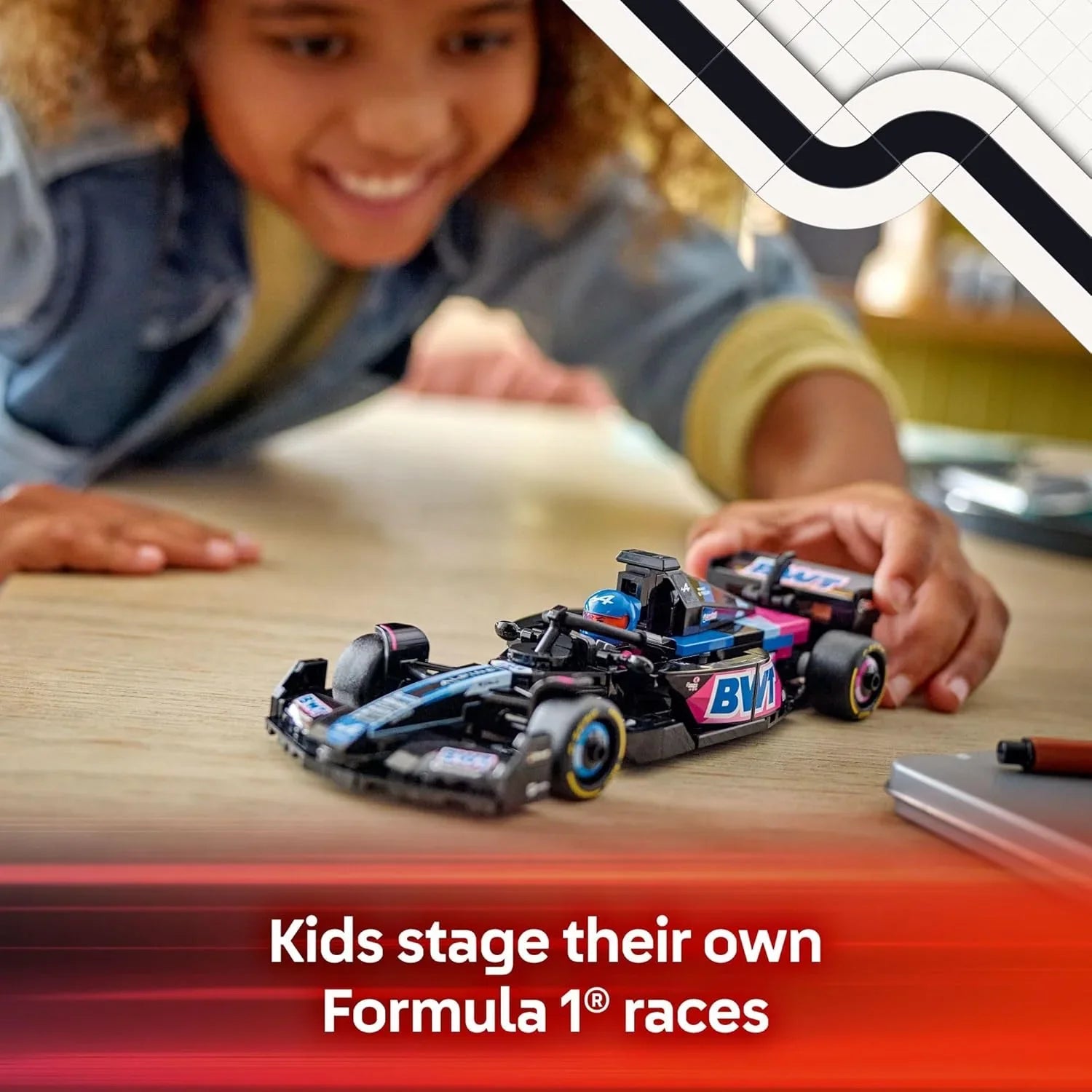 Lego BWT Alpine F1® Team A524 Race Car Kids Building Blocks 77248 Age- 10 Years & Above
