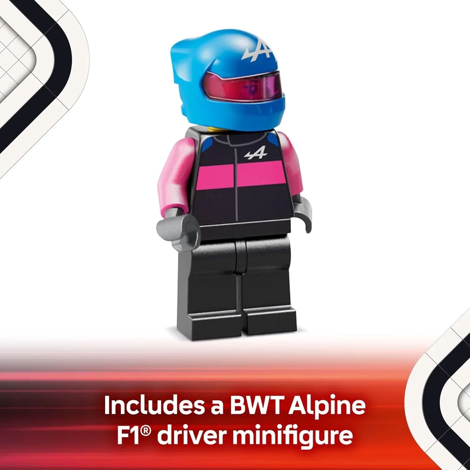 Lego BWT Alpine F1® Team A524 Race Car Kids Building Blocks 77248 Age- 10 Years & Above
