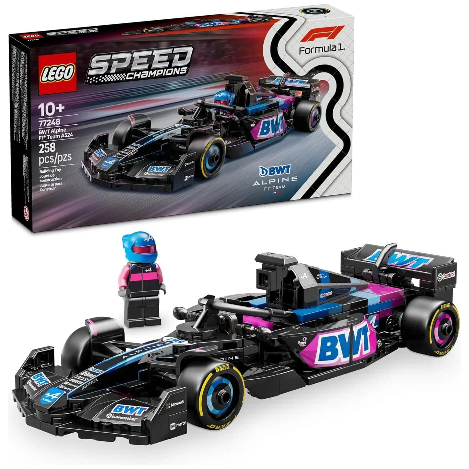 Lego BWT Alpine F1® Team A524 Race Car Kids Building Blocks 77248 Age- 10 Years & Above