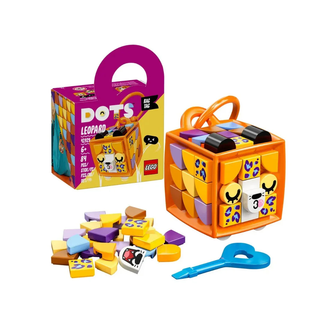 Lego Bag Tag Leopard