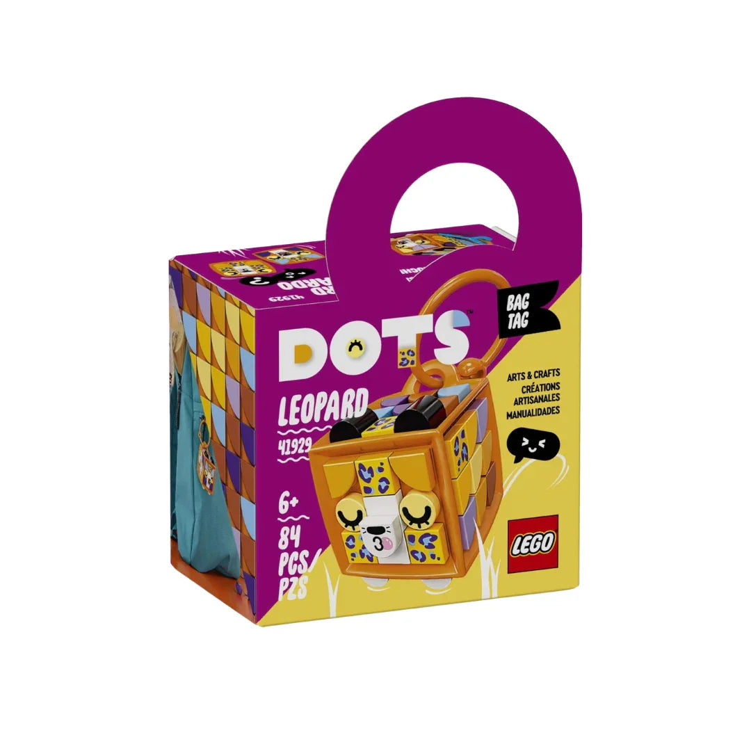 Lego Bag Tag Leopard