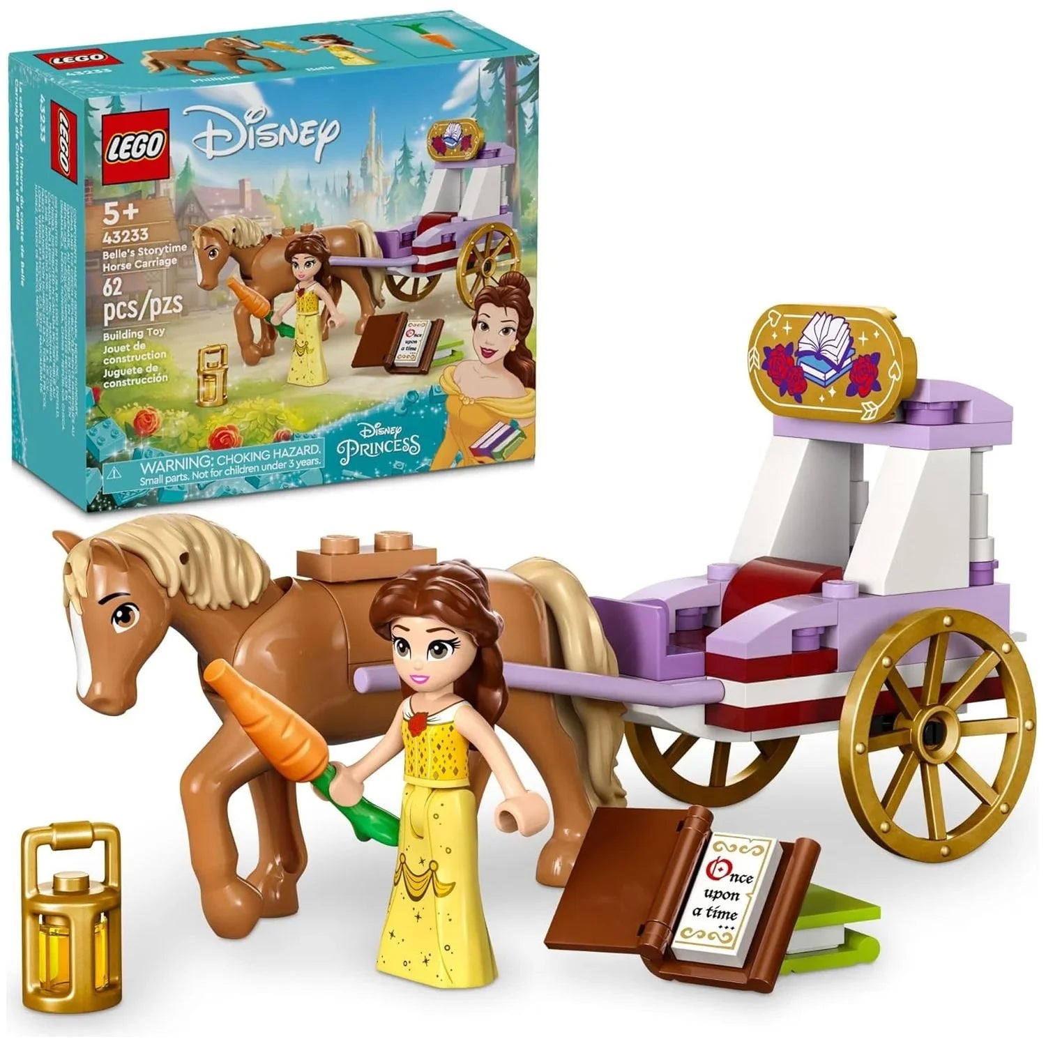Lego Belle's Storytime Horse Carriage Building Blocks Multicolor Age- 3 Years & Above