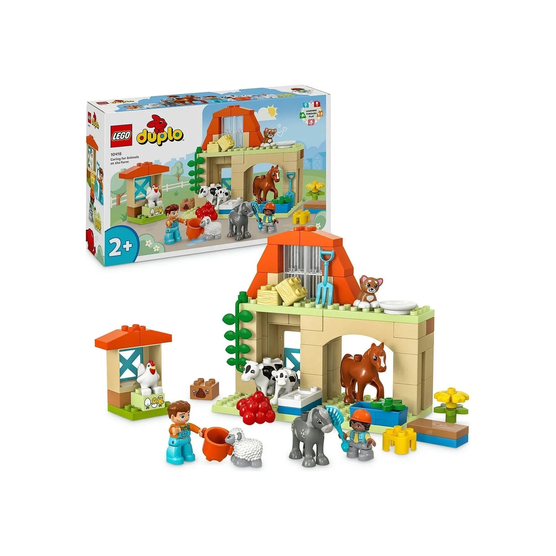 Lego Caring for Animals at the Farm Building Blocks Multicolor Age- 2 Years & Above